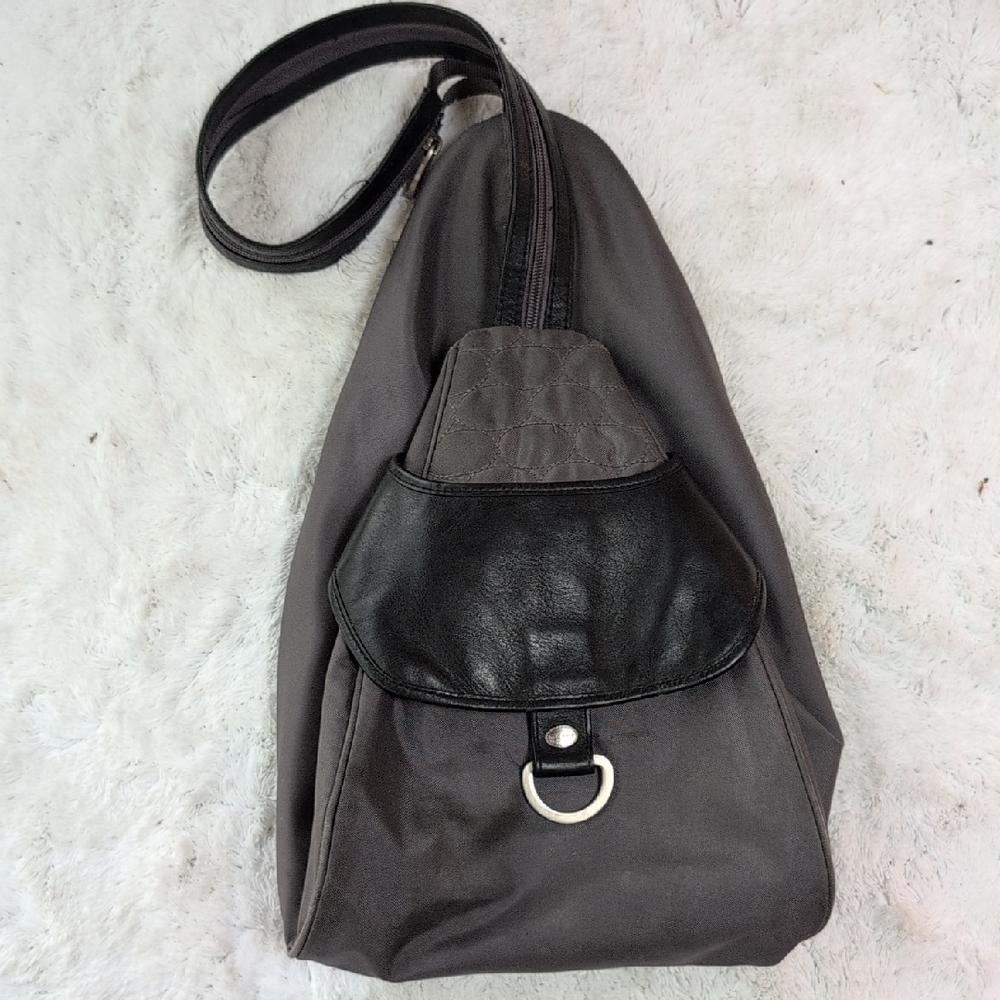 Gray and Black Backpack